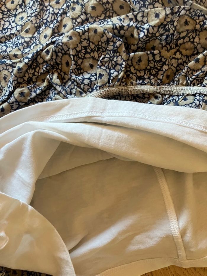 Jolie robe été légère 2 pièces voile + tee-shirt 12  mois IKKS - photo numéro 2