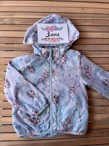 Coupe vent la reine des neige 3 ans