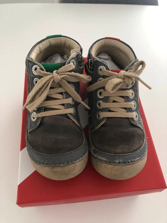 Kickers Sonistreet gris foncé taille 26 - photo numéro 3