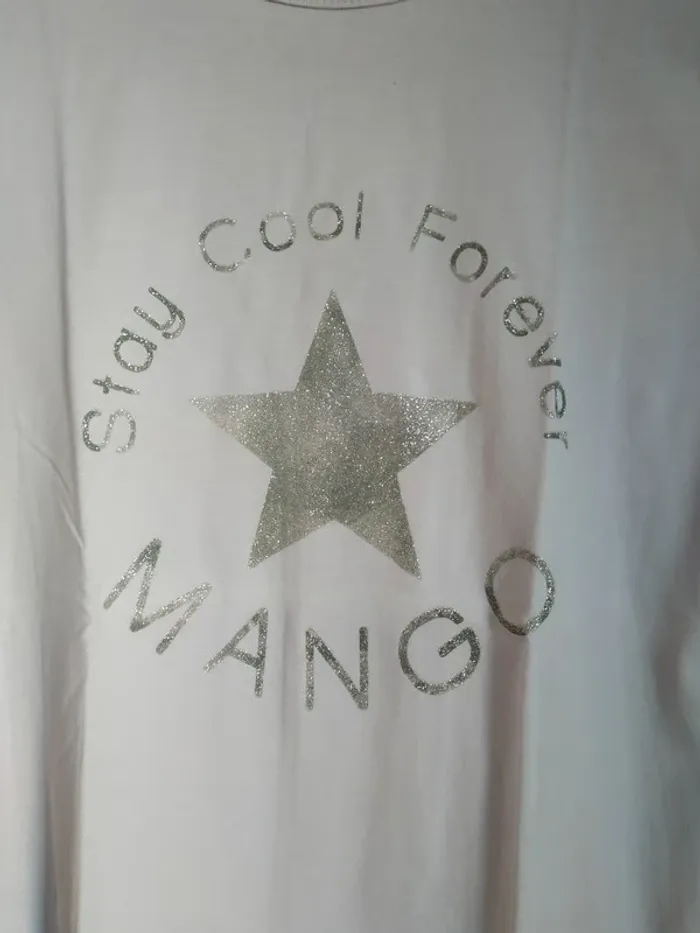 T-shirt fille Lila Mango kids 13/14 ans tbe décoloration légère 1 coude ne se voit pas - photo numéro 8