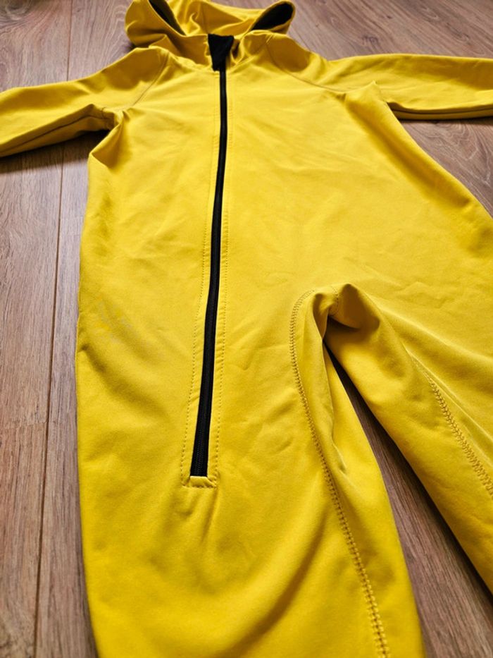 Combinaison de pluie iELM softshell jaune 104 cm 4 ans comme neuf - photo numéro 2