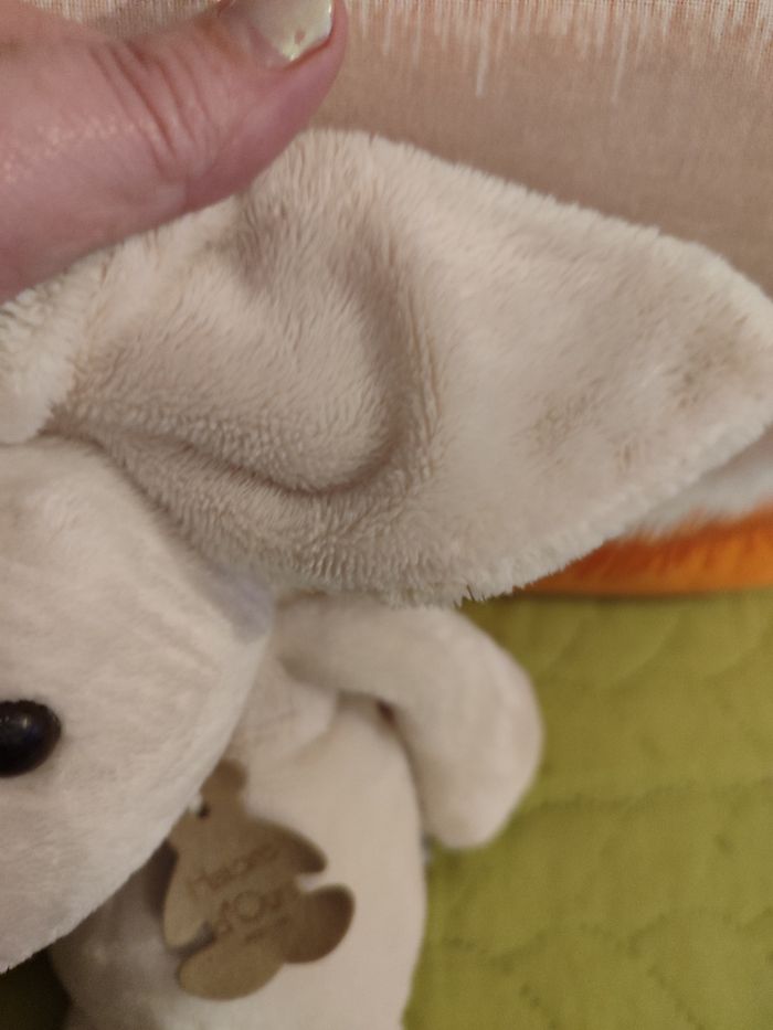 Doudou lapin crème histoire d'ours - photo numéro 2