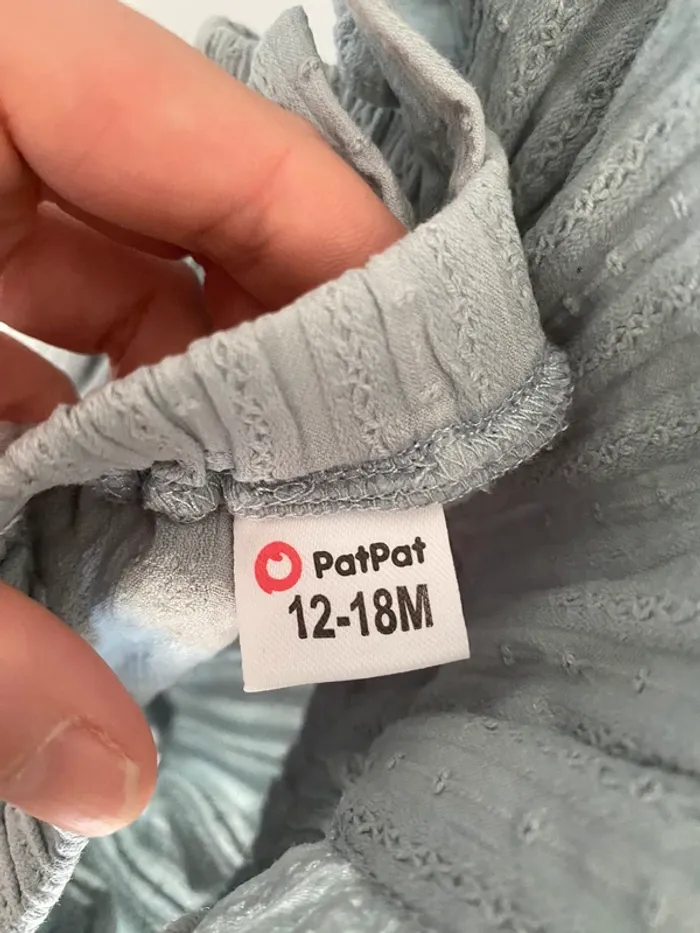 Ensemble mère fille pat pat robe femme body fille vert d’eau - photo numéro 13