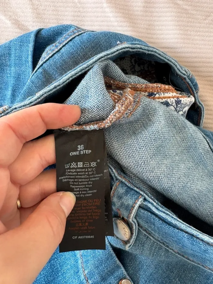 Jean bleu large taille 36 – One Step - photo numéro 4