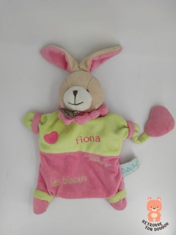 Doudou Marionnette Lapin Fiona BN698 Baby Nat'