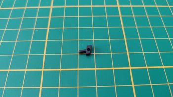 Serrure de portière gauche 82C n°82 pièce détachée Porsche 911 Carrera RS 2.7 1/8 1/8ème Altaya #B37