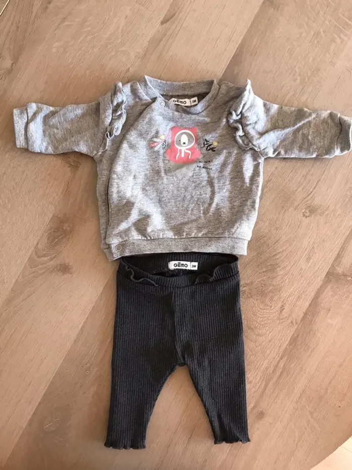 Ensemble pull et legging 3 mois
