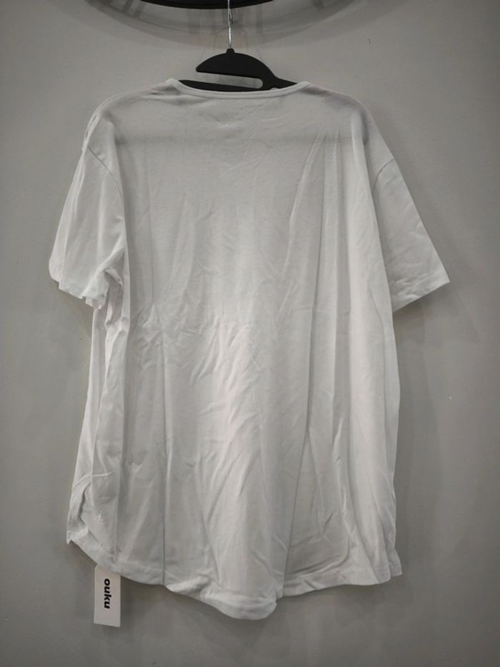T shirt unis blanc ouku taille L neuf - photo numéro 3