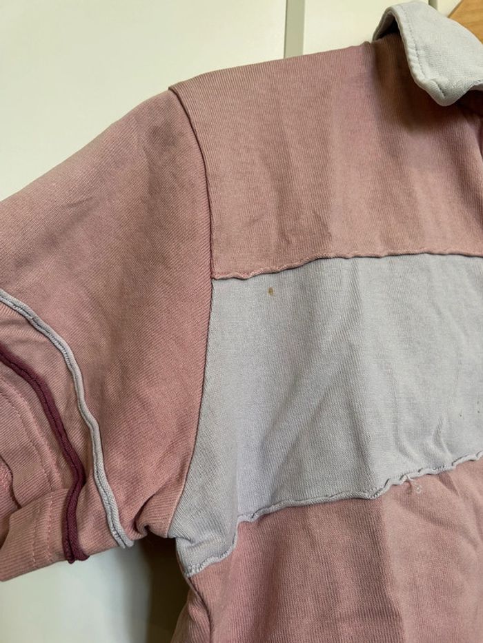 594 – polo de rugby rose femme - photo numéro 6