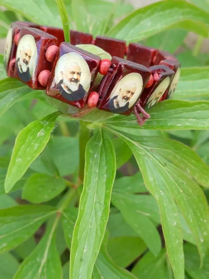 Bracelet religieux padre pio - photo numéro 3