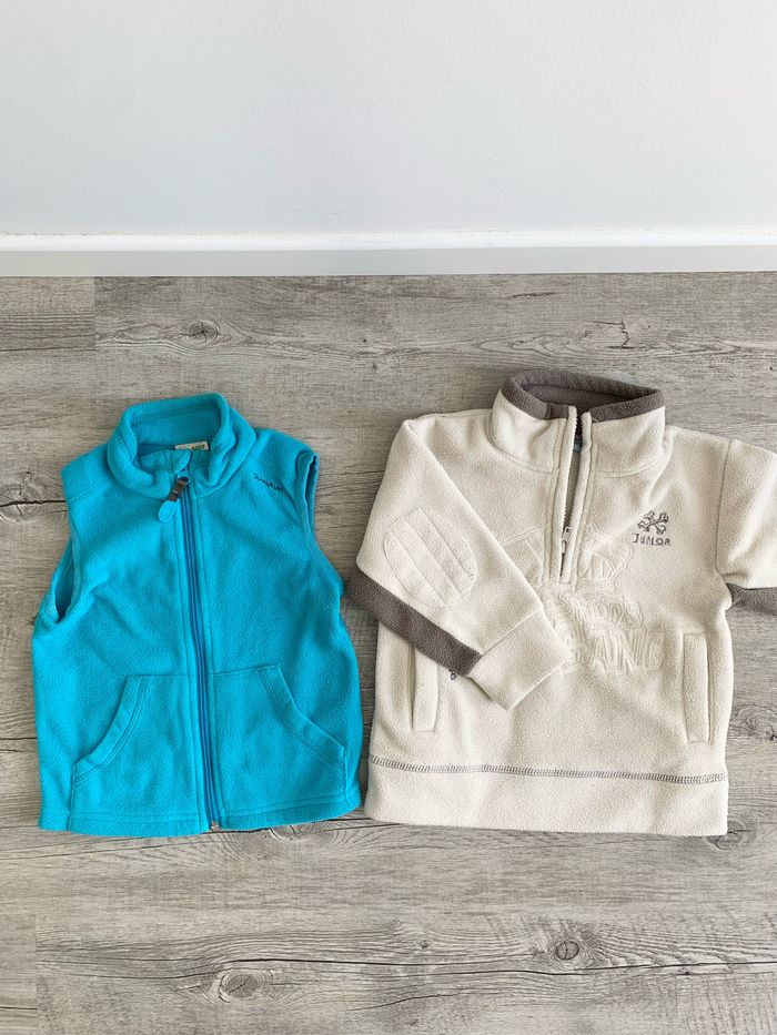 Lot de 2 sweat-shirt polaire