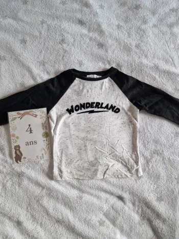 T-shirt 4 ans
