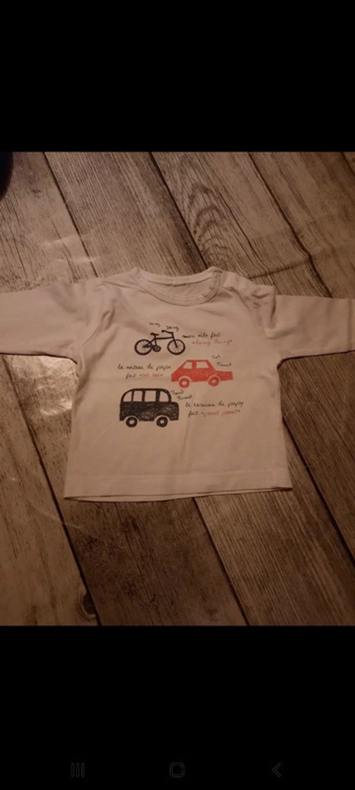 Tee-shirt ml 3 mois en tbe