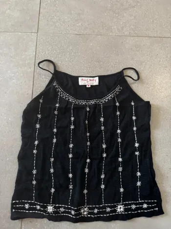 Haut noir René Derhy, taille M, très bon état
