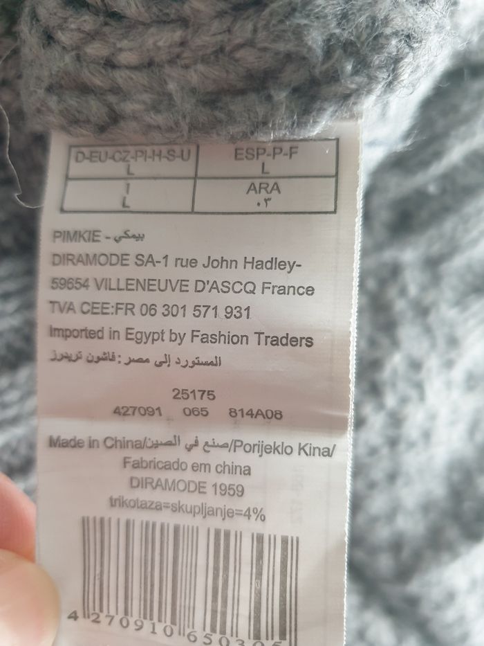 Pull femme Gris L Laine - photo numéro 8
