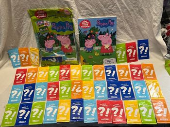 Kit panini albums + sachets de stickers Peppa Pig neufs scellés