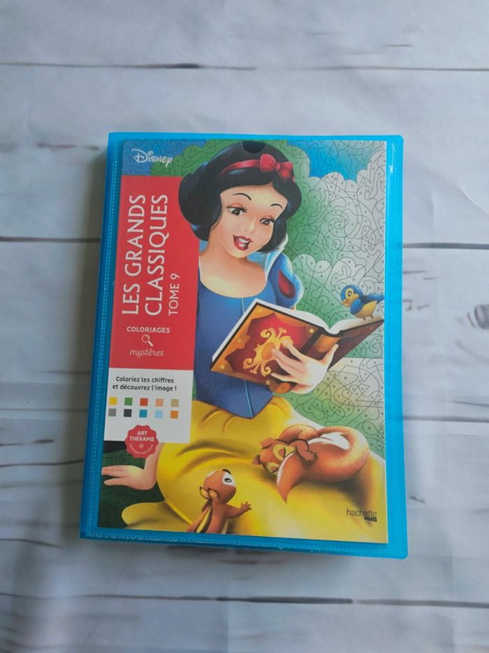 Livre coloriages mystères Disney