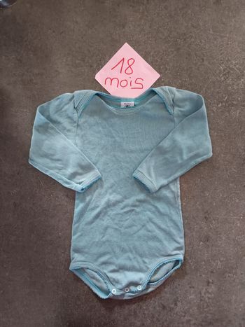 Body bleu petit bateau 18 mois 