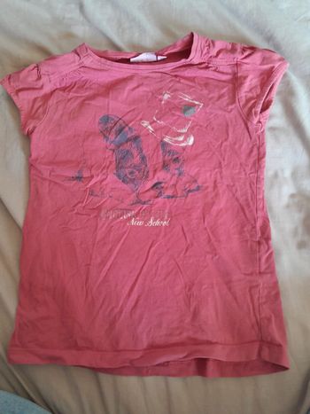 T-shirt rose chien 10 ans