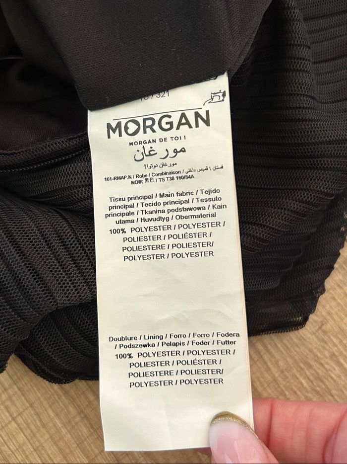 Robe noire avec volants Morgan taille S jamais portée - photo numéro 10