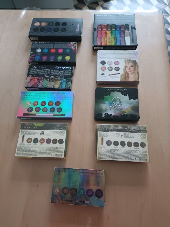 LOT DE 10 PALETTES URBAN DECAY NEUVES - photo numéro 2