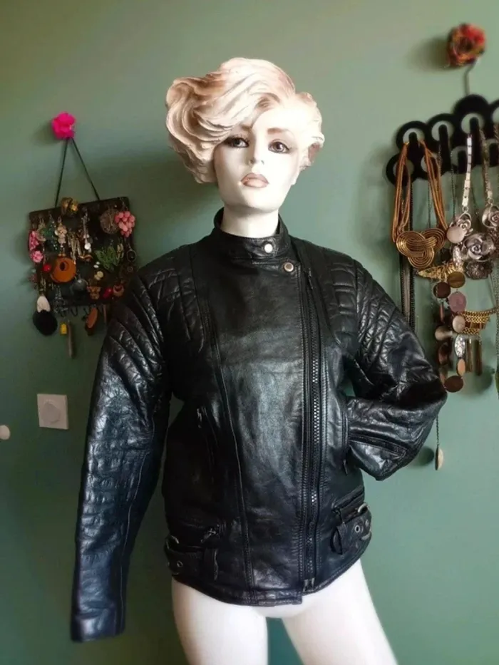 Blouson cuir vintage Fieldsheer 36 - photo numéro 2