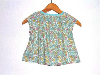 Blouse bonton liberty 3 mois