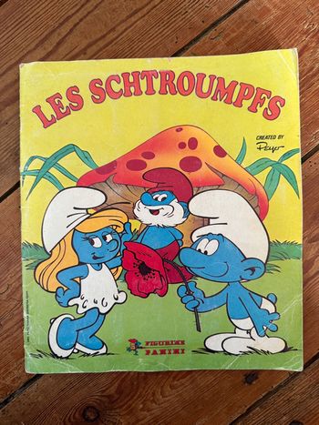 Peyo vintage Album Panini complet ancien Les Schtroumpfs figurine vignettes