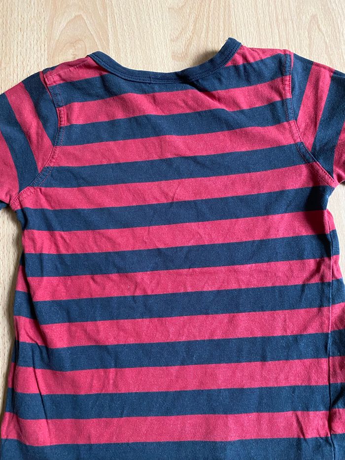 Beau T-shirt MC à rayures SERGENT MAJOR T. 5 ans/110 cm garçon TBE - photo numéro 4