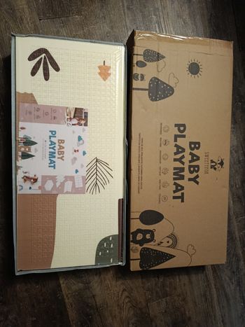 Grand tapis d'éveil bébé 150 x 180.