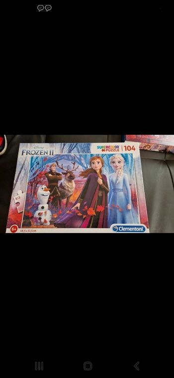 Puzzle reine des neige 104 pièce