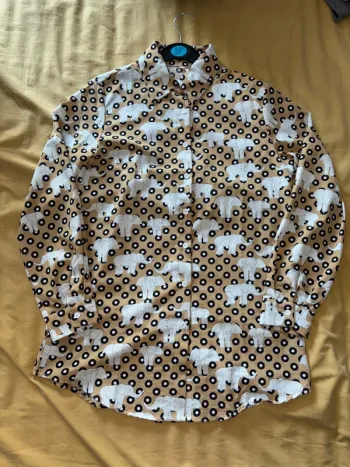 Chemise longue éléphant