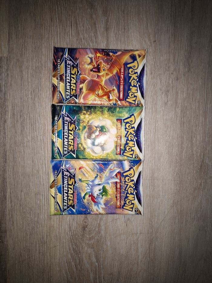 Lot de 3 boosters stars étincelantes 🔥