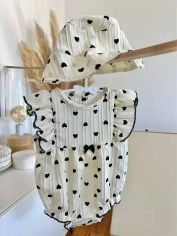 Ensemble combi bloomer/bob beige 66cm/6m - SheIn