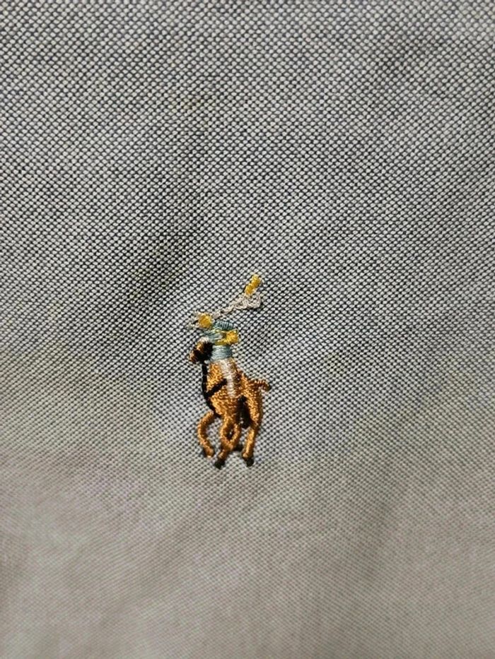 Chemise Ralph Lauren vintage bleu clair – Logo brodé – Taille XL (équivalent L/XL homme) - photo numéro 7