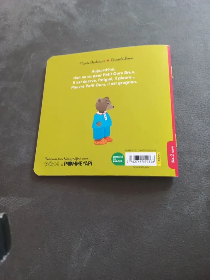 Livre petit ours brun est grognon - photo numéro 2