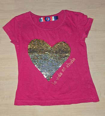 Tee shirt coeur Desigual