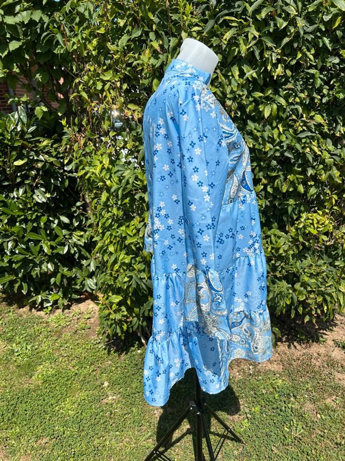 🌟 Robe bleu motif cachemire 🌟 - photo numéro 4