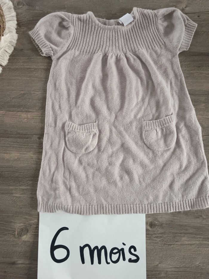 🌞 robe laine fine 6 mois Cyrillus très bon état général