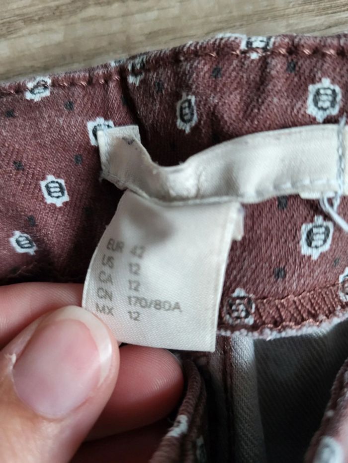 Pantalon à motif - Taille 42 - photo numéro 3