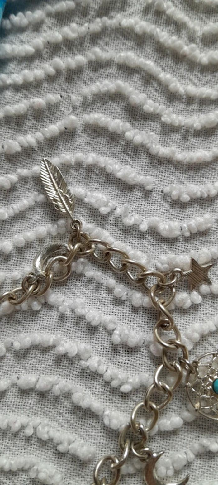 Bracelet chouette humour plume lune - photo numéro 7