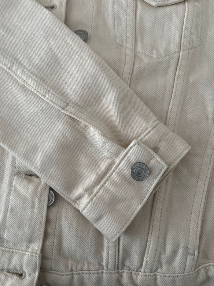 Veste en denim  beige - photo numéro 4