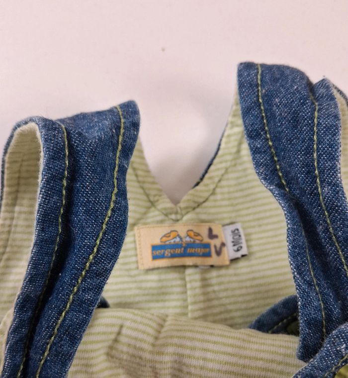 Salopette Sergent Major taille 6 mois - photo numéro 3
