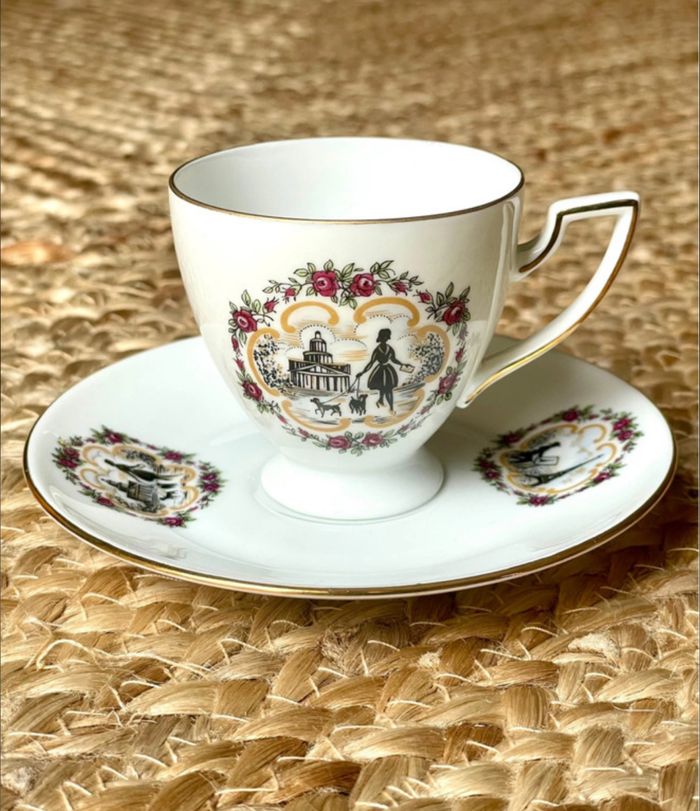 Tasses et sous tasses porcelaine Royal Tettau - photo numéro 2