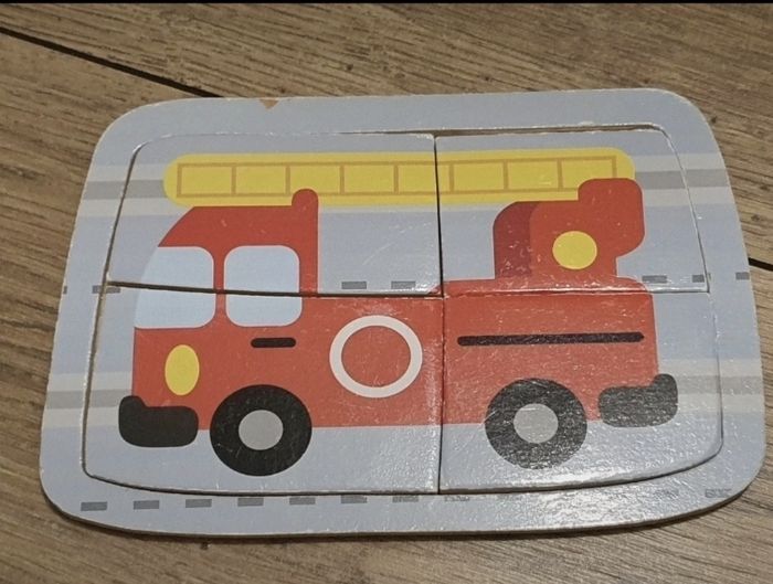 Boîte de 4 petits puzzles en bois - photo numéro 3