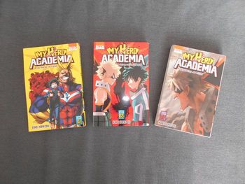 3 livres Manga: My Hero Academia, Volume n°1/2 et 7