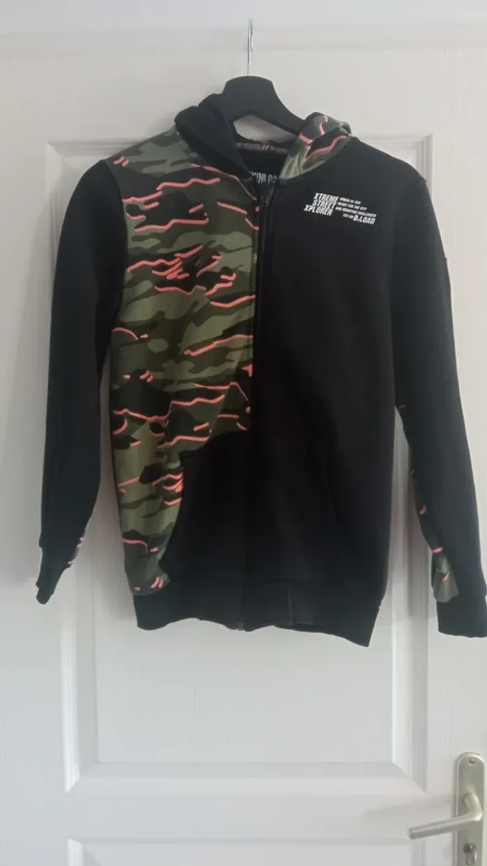 Veste zippée jogging 12 ans