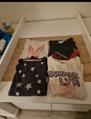Lot t-shirts manches longues