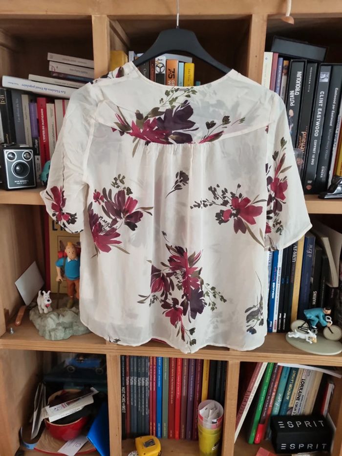 Chemisier IKKS en voile transparent taille 38 - photo numéro 4