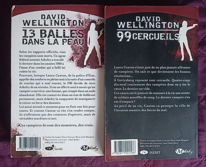 Livres Vampire story Tome 1 et 2 de David Wellington - photo numéro 2